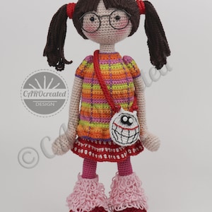 Crochet pattern CAROcreated for the amigurumi doll KAMI digital crochet pattern image 6