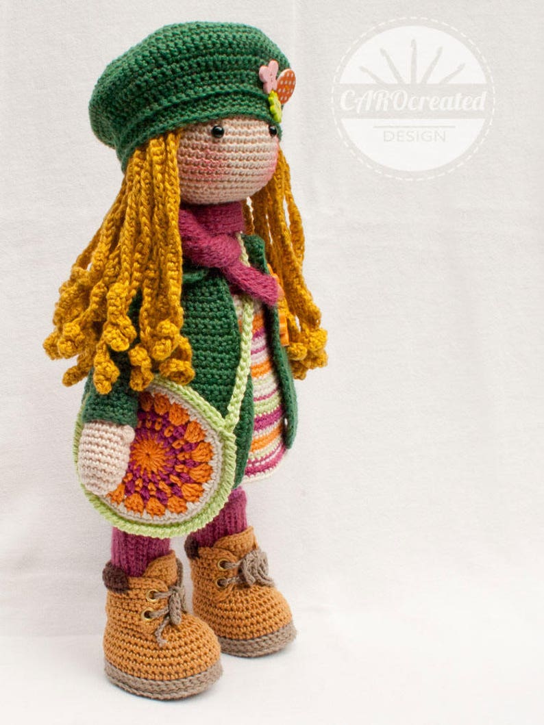 Crochet pattern for doll IDA, pdf Deutsch, English, Nederlands, Español, Français, Italiano image 7