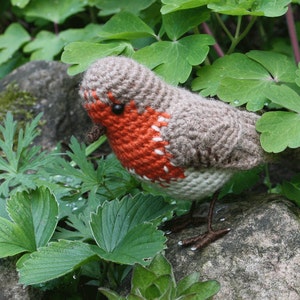 Amigurumi bird ROBIN crochet pattern, PDF in English, Deutsch image 6