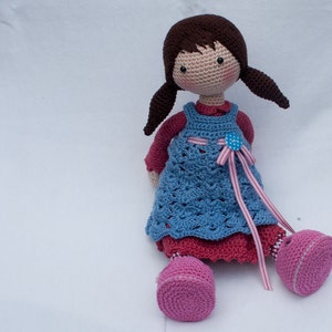 Crochet pattern for doll CELINE Deutsch, English, Français, Español, Nederlands image 5