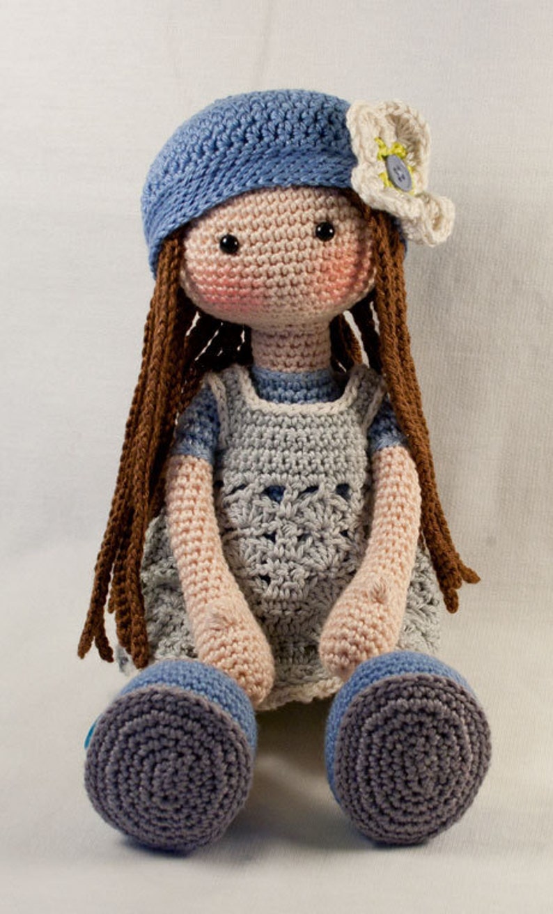 Crochet pattern for doll LILLY Deutsch, English, French, Nederlands, Español, Italiano image 5