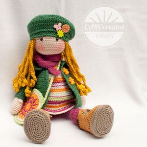 Crochet pattern for doll IDA, pdf Deutsch, English, Nederlands, Español, Français, Italiano image 6