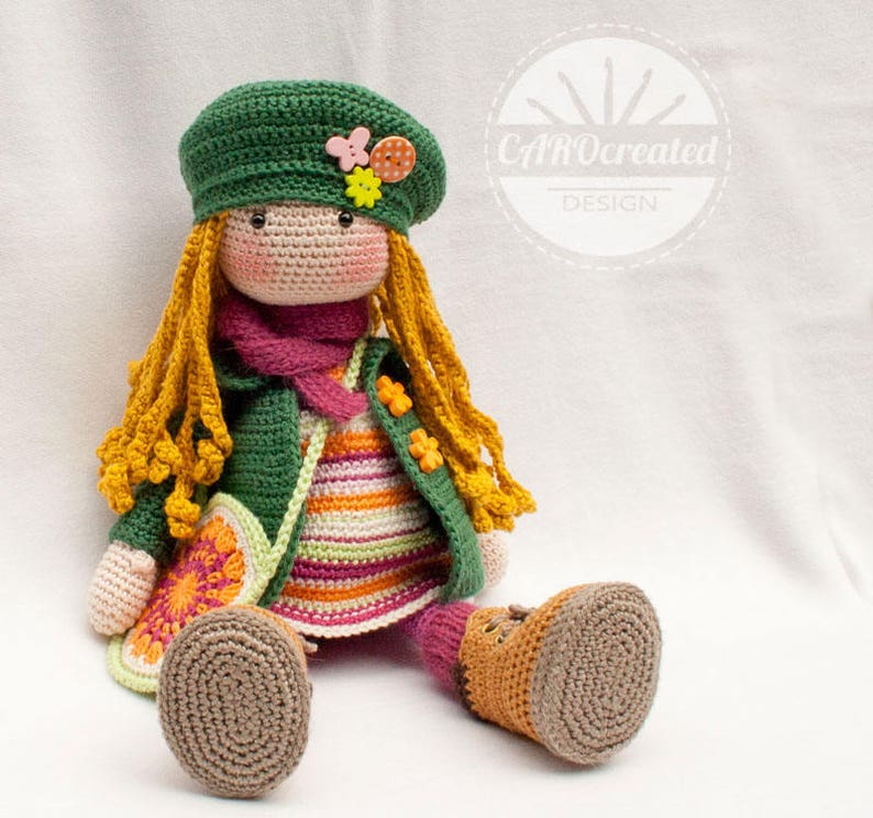 Crochet pattern for doll IDA, pdf Deutsch, English, Nederlands, Español, Français, Italiano image 6