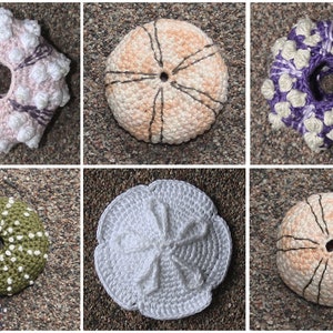 Sea Urchin - crochet pattern, PDF in English, Deutsch