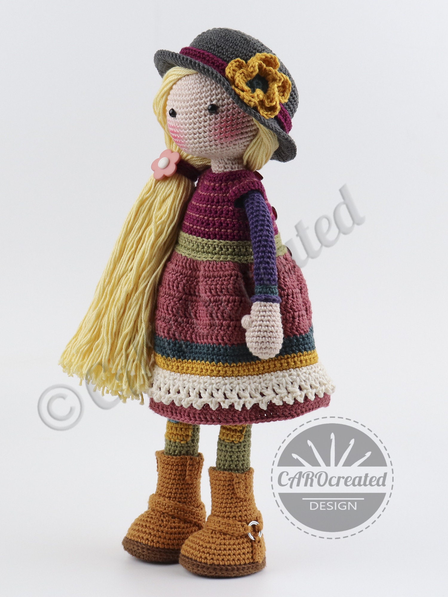 PDF/ Häkelanleitung Puppe FREYA | Etsy