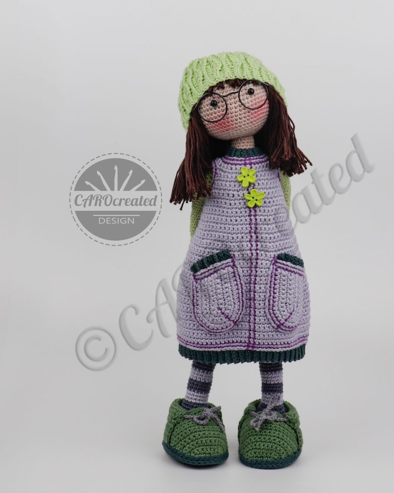 Crochet pattern CAROcreated for the amigurumi doll JETTE digital crochet pattern pdf image 8