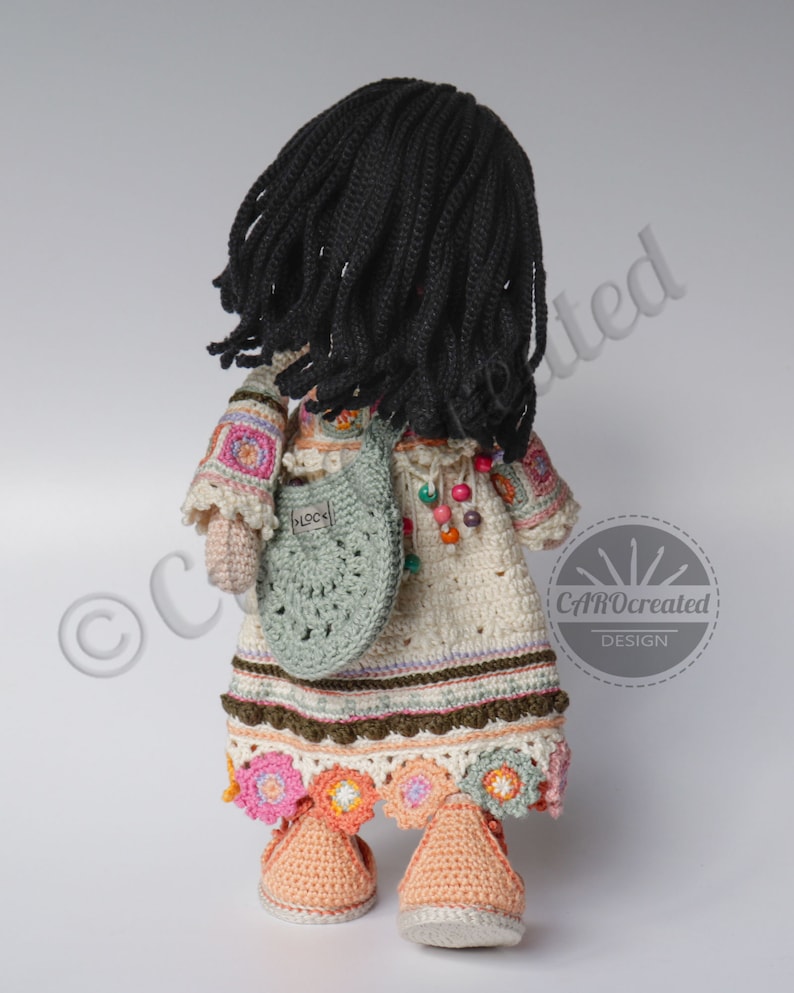 Patrón de crochet CAROcreado para la muñeca amigurumi HEDDA patrón de crochet digital imagen 10