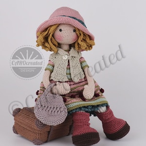 Amigurumi Crochet Doll Pattern, Doll PIA, pdf Deutsch, English, Français, Nederlands, Español, Italiano image 6