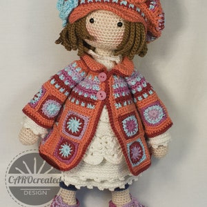 Crochet Pattern for Doll ZOEY, pdf Deutsch, English, Français, Nederlands, Español, Italiano image 6