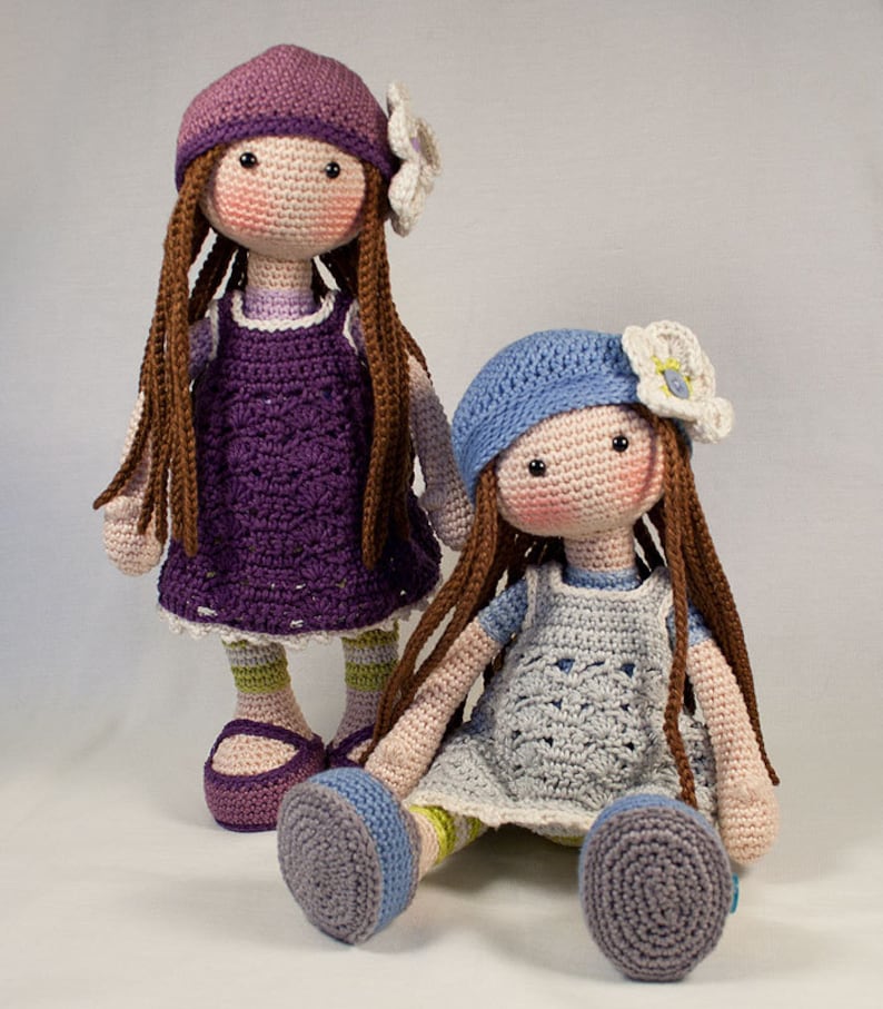 Crochet pattern for doll LILLY Deutsch, English, French, Nederlands, Español, Italiano image 6