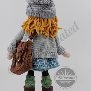 Modèle au crochet CAROcréé pour la poupée amigurumi JOLA Modèle numérique au crochet image 10