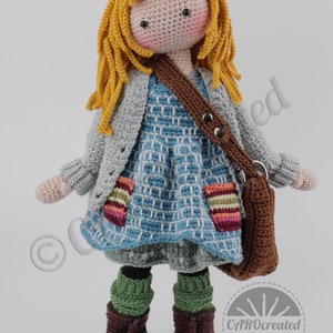 Modèle au crochet CAROcréé pour la poupée amigurumi JOLA Modèle numérique au crochet image 7