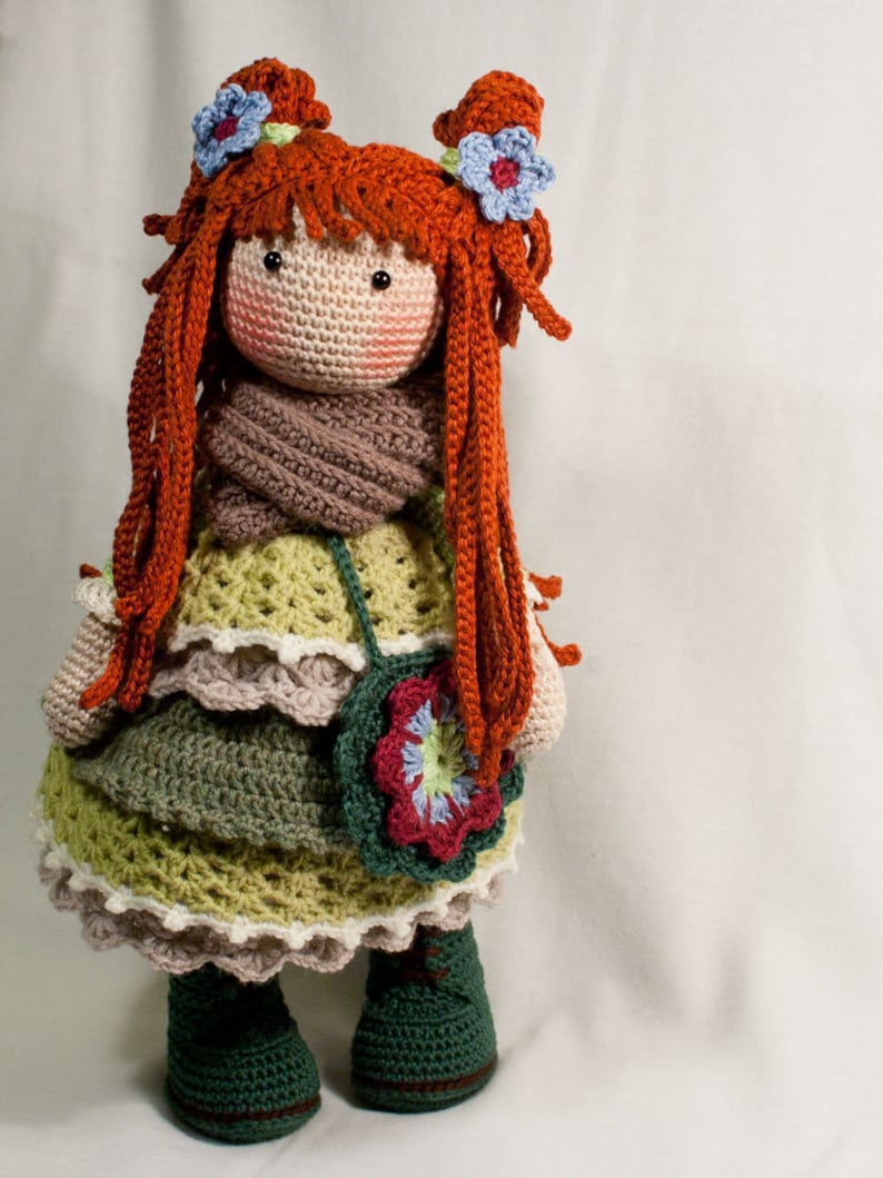 Crochet pattern for doll ELLIE, pdf Deutsch, English, Nederlands, Español, Italiano, Français image 3