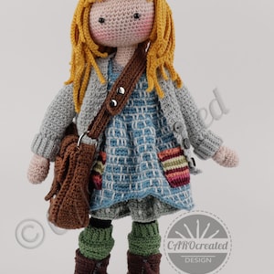 Modèle au crochet CAROcréé pour la poupée amigurumi JOLA Modèle numérique au crochet image 8