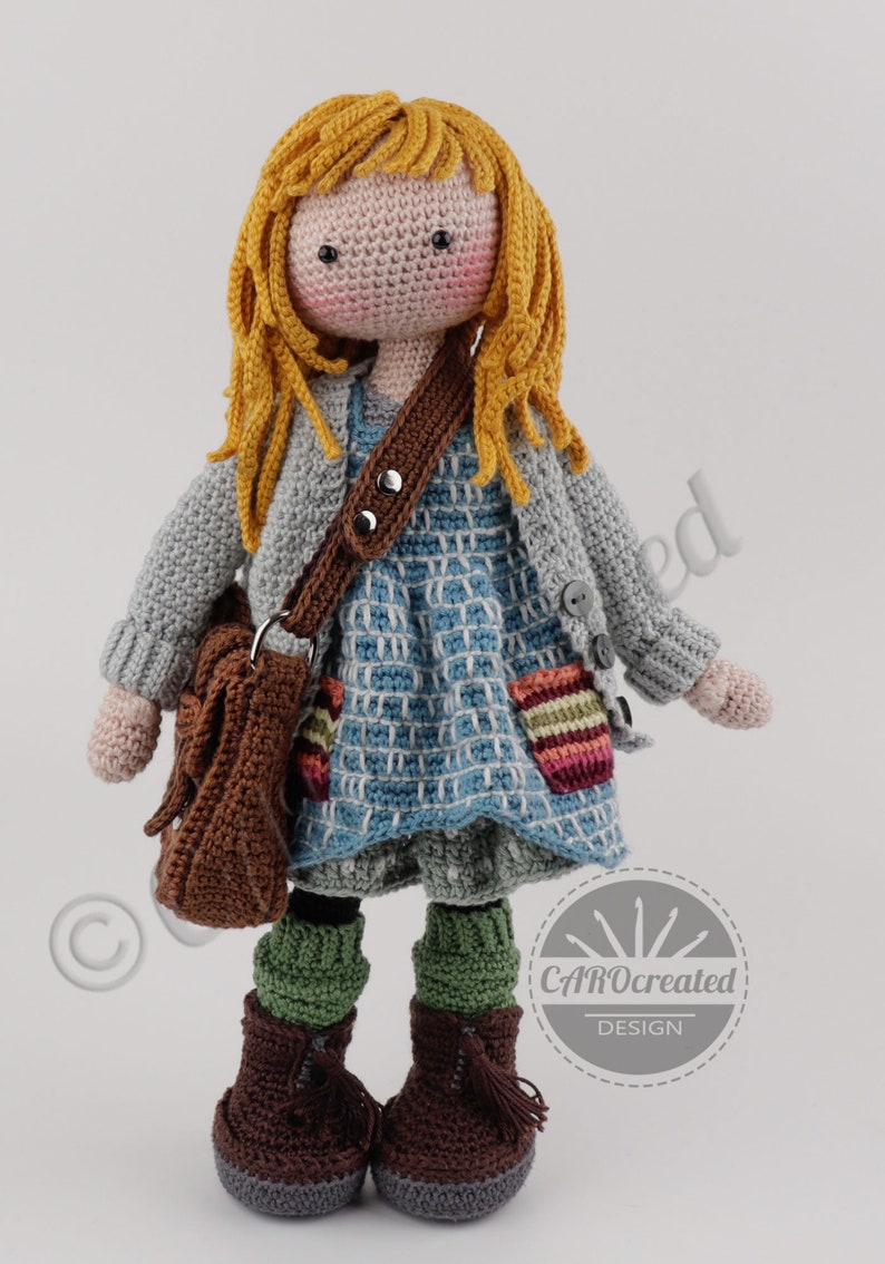 Crochet pattern CAROcreated for the amigurumi doll JOLA digital crochet pattern image 8