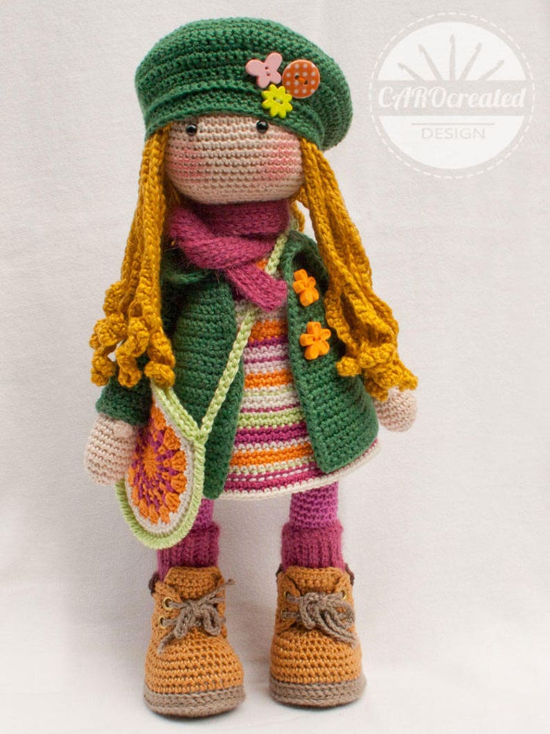 Crochet pattern for doll IDA, pdf Deutsch, English, Nederlands, Español, Français, Italiano image 3