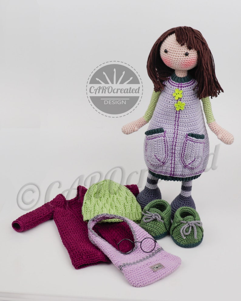 Crochet pattern CAROcreated for the amigurumi doll JETTE digital crochet pattern pdf image 10