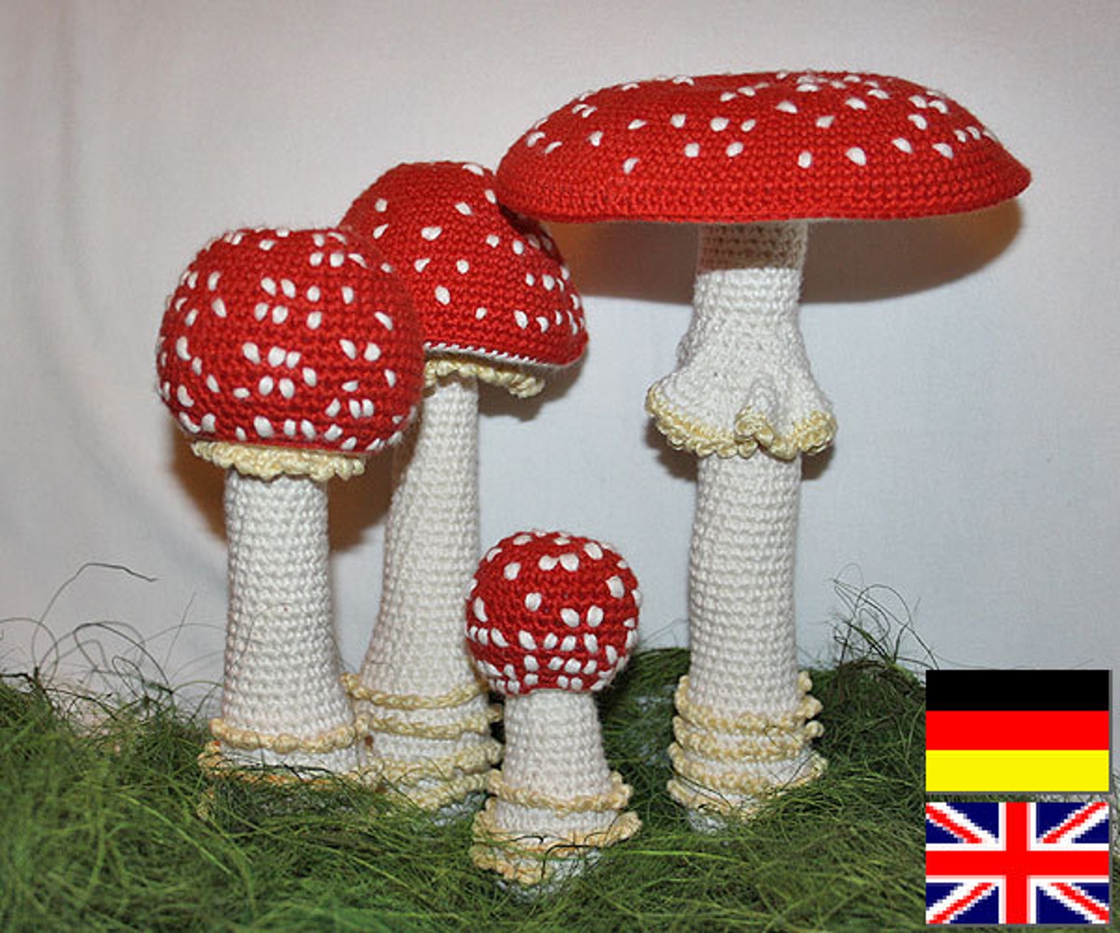 гриб крючком схема и описание амигуруми. мухомор схема вязания. Amigurumi мухомор. Amigurumi мухомор. мухоморы крючком описание.