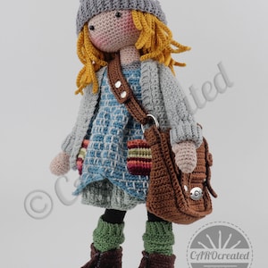 Modèle au crochet CAROcréé pour la poupée amigurumi JOLA Modèle numérique au crochet image 5