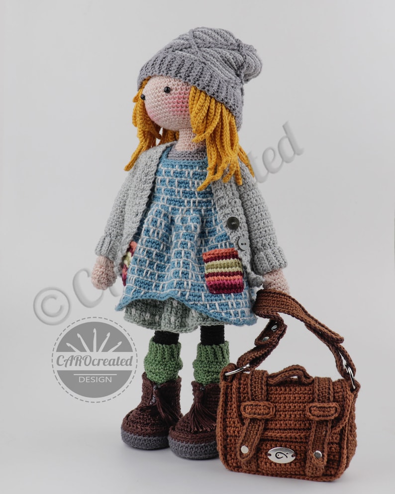 Modèle au crochet CAROcréé pour la poupée amigurumi JOLA Modèle numérique au crochet image 6