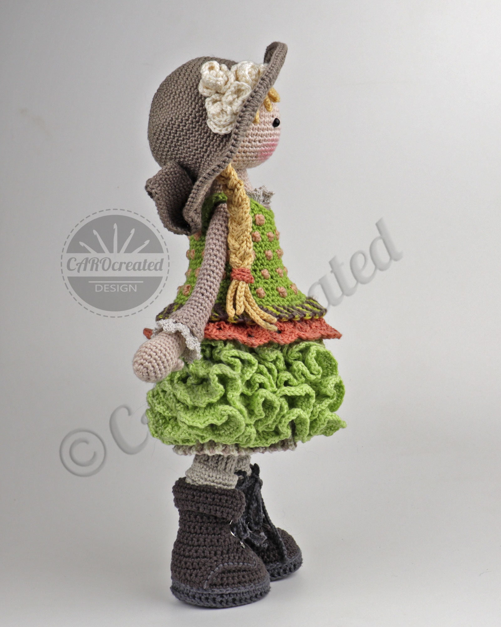 Crochet Pattern Carocreated for the Amigurumi Doll CILLA Digital Crochet Pattern Etsy Sweden