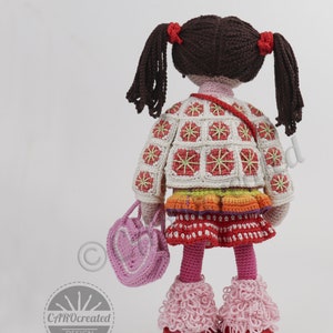 Crochet pattern CAROcreated for the amigurumi doll KAMI digital crochet pattern image 9