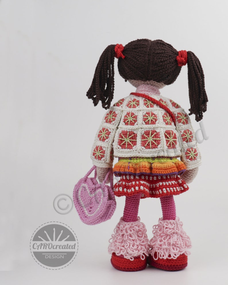 Crochet pattern CAROcreated for the amigurumi doll KAMI digital crochet pattern image 9