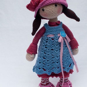 Crochet pattern for doll CELINE Deutsch, English, Français, Español, Nederlands image 3