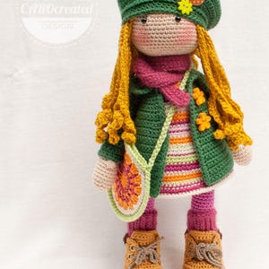 Crochet pattern for doll IDA, pdf Deutsch, English, Nederlands, Español, Français, Italiano image 8