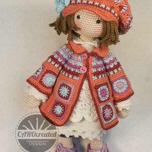 Crochet Pattern for Doll ZOEY, pdf Deutsch, English, Français, Nederlands, Español, Italiano image 3