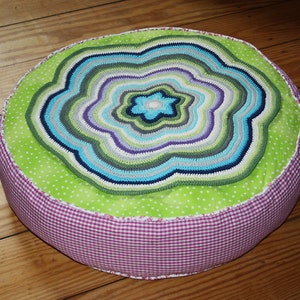 POUF CAMILLA Crochet Pattern, Cushion PDF in English, Deutsch image 6