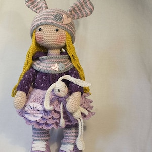 Crochet pattern for doll ALINA, pdf Deutsch, English, Français, Nederlands, Español, Italiano image 3