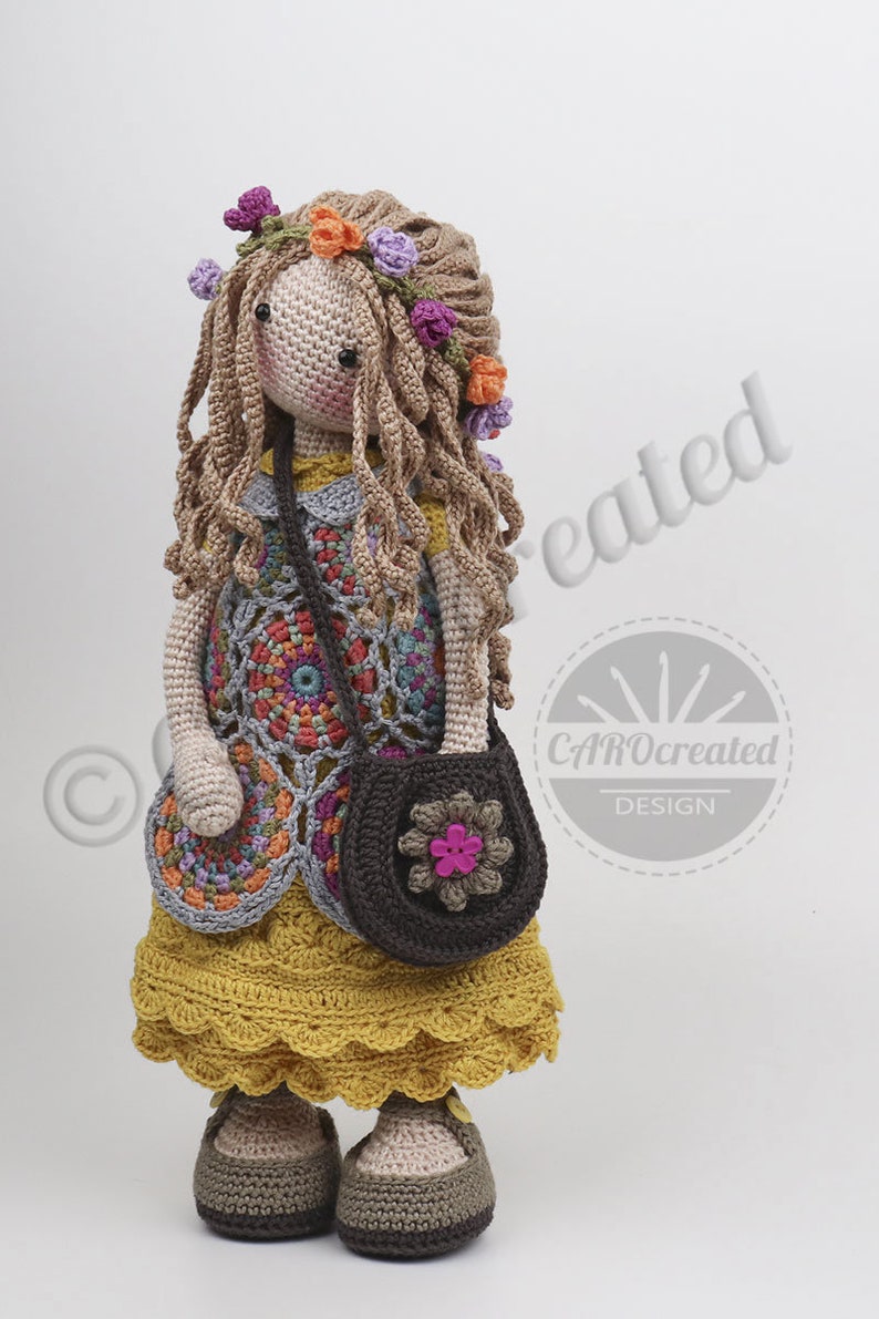 Deutsch, English, Fran\u00e7ais, Nederlands, Espa\u00f1ol, Italiano Crochet Pattern for Doll VANIA pdf