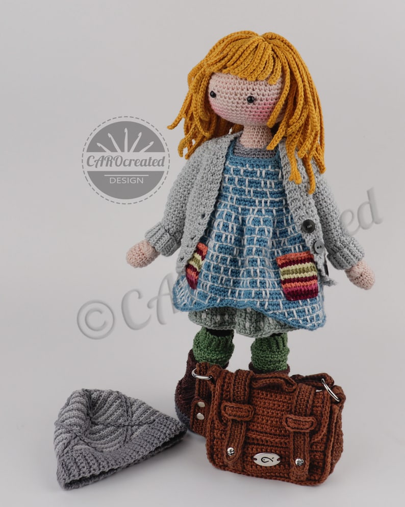 Modèle au crochet CAROcréé pour la poupée amigurumi JOLA Modèle numérique au crochet image 9