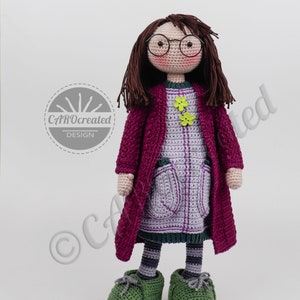 Crochet pattern CAROcreated for the amigurumi doll JETTE digital crochet pattern pdf image 7