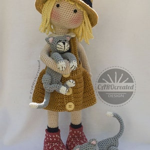 Crochet Pattern for Doll TESSA, pdf (Deutsch, English, Français, Nederlands, Español, Italiano) image 6