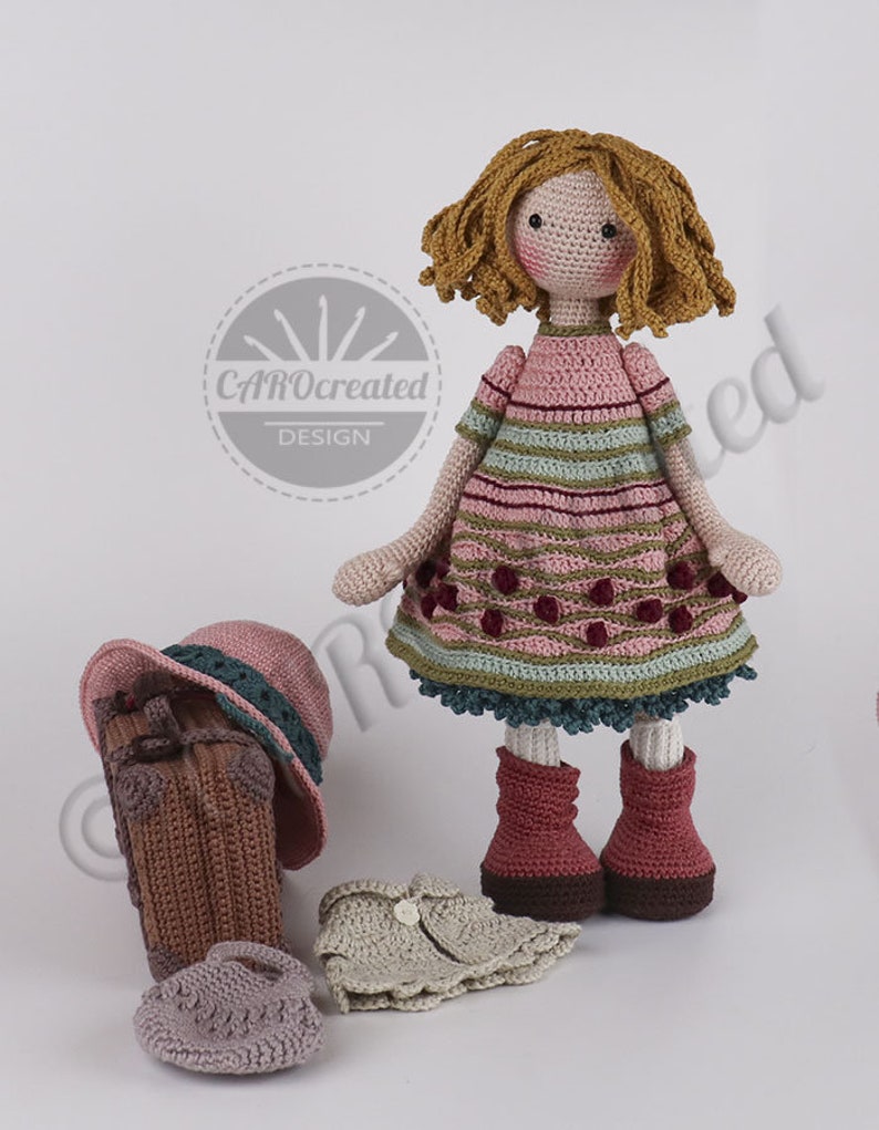 Amigurumi Crochet Doll Pattern, Doll PIA, pdf Deutsch, English, Français, Nederlands, Español, Italiano image 8