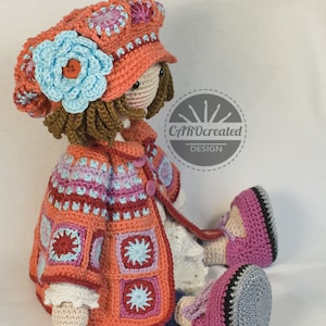 Crochet Pattern for Doll ZOEY, pdf Deutsch, English, Français, Nederlands, Español, Italiano image 5