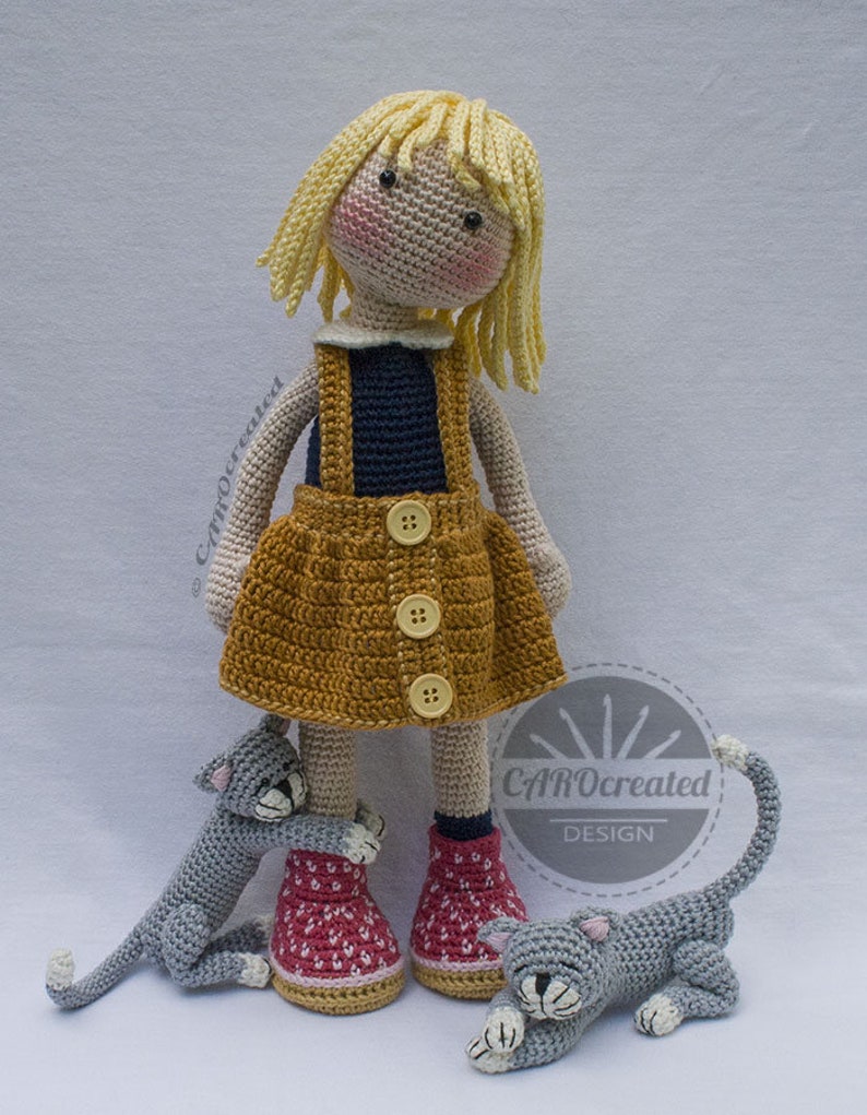 Crochet Pattern for Doll TESSA pdf Deutsch English image 8