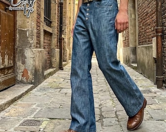 Wijde spijkerbroek | Oversized losse Y2K-broek | Casual kleding | Retro streetwear
