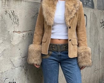 Abrigo con botones frontales / Chaqueta tipo blazer informal y suave / Para uso diario / Estilo de moda minimalista