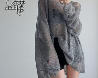 Women's Oversized Sweater | Relaxed Long Sleeve Top | Daily Wear | Y2K Streetwear Style