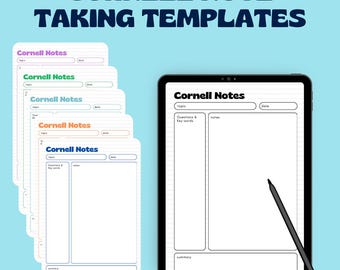 Cornell Notes Template