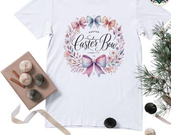 Easter Bow PNG, Pastel Bow Clipart, Cute Bow Digital Download, Spring Bow Sublimation, Transparent Bow Graphic, Easter Cricut & Sublimation