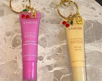 Laneige MINI Lip Glowy Balm | Cherry Charm Keyring