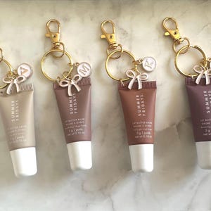 Summer Fridays Lip Balm Keychain | Trendy | Bag Charm | *Lip Balm Included* - Summer Fridays Lip Butter Balm (Mini)
