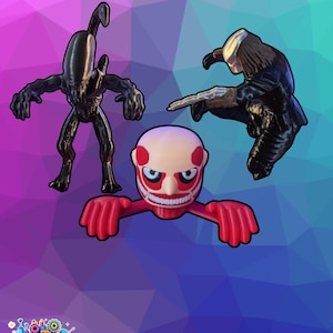 Monitor Buddies | Skrivbordskompis, 3D-utskriven figur