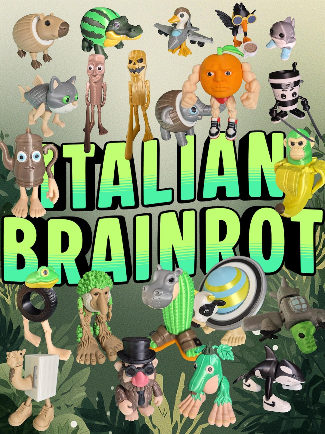 Italian Brainrot Figures Vol.1 - Etsy Australia