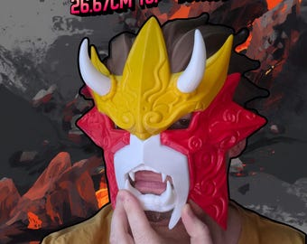 Op Entei geïnspireerd Pokémon Menpo-masker – Japans samoeraistijlmasker