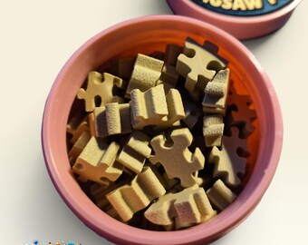 Realistische geurpuzzel van 60 stukjes met op maat gemaakte opbergdoos